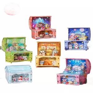 리트리버 피규어 크리스마스 소풍 강아지