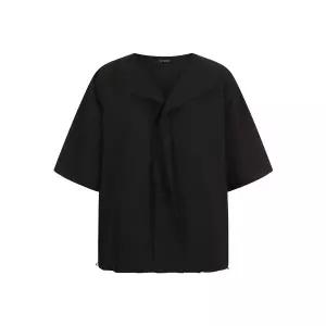 [미센스] 숄카라 반팔블라우스_MB45BLM304Z