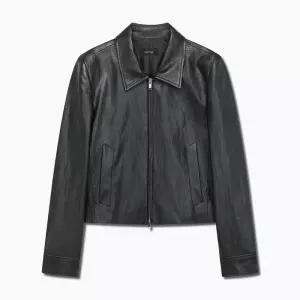 [백화점 정품] 25FW 시스티나 [25 FW] 레더 집업 자켓