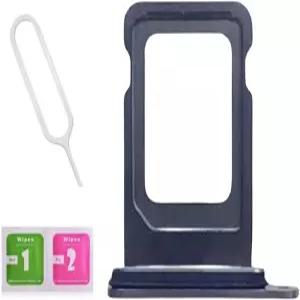 방수 고무 링과 심 카드 트레이 오픈 이젝트 핀블랙 티타늄을 갖춘 15 프로 맥스용 LNONLS 듀얼 SIM 슬롯