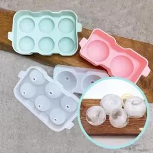 위스키얼음 대코 실리콘 아이스볼2구(핑크) 왕얼음틀-왕얼음 아이