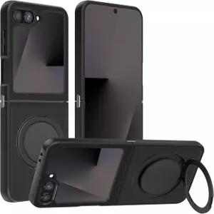 갤럭시 Z 플립 6 7 FE용 하이커클럽 마그네틱 스탠드 케이스 무선 충전기 슬림 핏 킥스탠드 FE z플립 2024