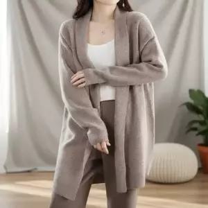 [옷자락]여성 비스코스 숄카라 루즈 가디건