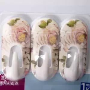 부착식 행거 3p (랜덤) 고정식행거 옷걸이행거