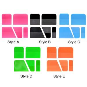5Pcs 범용 PPF 스퀴지 액세서리, 미러 페인트 보호 필름 자동차 윈도우 틴트 도구 TPU 코팅 스크래퍼