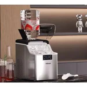 새로운 미니 가정용 저소음 캠핑용 사무실 업소용 제빙기 항균 내부 수동