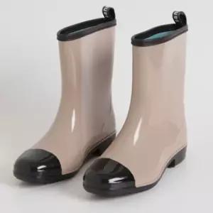 여성 여름 패션장화 투톤컬러 롱장화 러버장화 yHQ5+2dmv