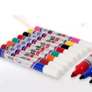 [문구] 12색 슬립형 동아 유성매직 둥근촉 컬러링 마카펜