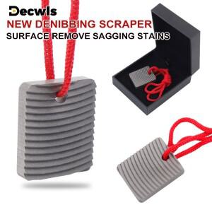 1개입 자동차 광택 스크래치 수리 스크레이퍼, 스크레이핑 이빨이 있는 내구성 면도날, 늘어진 바니시 페인