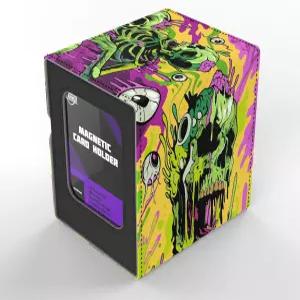 보관함이 있는 Realm Guard TCGMTG Commander 100 카드 아트 덱 박스 녹는 해골