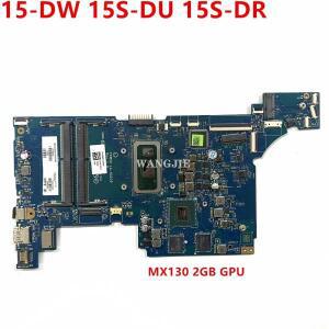 HP 15-DW 15S-DU 15S-DR 노트북 마더보드 FPW50 LA-H323P L51993-601 L51993-001 SRFFW i7-8565U CPU + MX1