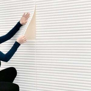 접착 단열 템바보드 10장 거실 벽지 셀프 스티커 충돌방지 화이트