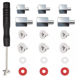 베마카 M2 SSD 장착 나사 키트 마더보드 스탠드오프 및 자기 드라이버가 있는 NVMe 노트북 컴퓨터 메인보드