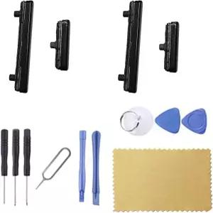 2개 세트 삼성 갤럭시 S22 Ultra SMS908 SMS908B 68인치용 측면 전원 켜기끄기 버튼 볼륨 키 교체 커버