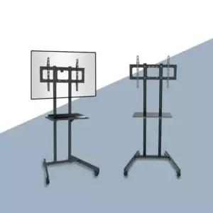 티비벽걸이브라켓 TV 스탠드형 이동식 거치대 하중 받침대 68kg