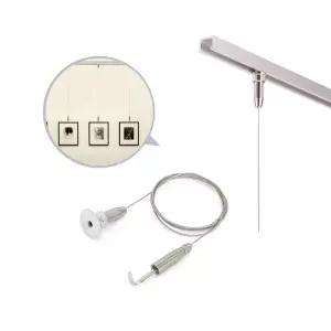 액자레일 와이어 액자걸이 고리 그림걸기 천장 벽면 Shm1+4uKS