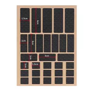 호환  DIY 미끄럼 방지 범용 스타일 마우스 스티커 무선 게임용 땀 방지 마우스 그립 스티커 테이프 내구성