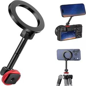 Itrama 마그네틱 휴대폰 삼각대 마운트 17 Pro Ma 16 15 Plus 14 13 12 삼성 캐논 니콘 소니 DSLR 카메라용