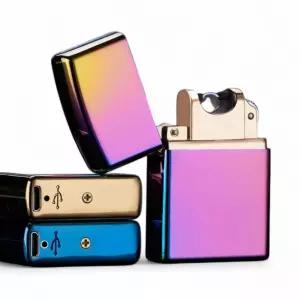 신개념 지포형 플라즈마 전자 라이터 USB 충전 토치형 케이스포함 dEq3+1fLN