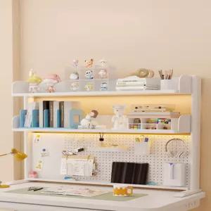 책상 위 데스크탑선반 책상정리 천공보드 다층 정리함 책장 랙 컴퓨터 거치대 선반