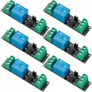 아두이노 ESP8266 개발 보드 및 IOT 리케이션을 위한 6PCS 1채널 DC 3V33V 릴레이 전원 스위치 격리형