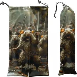 카드 게임용 디지털 마법 스튜디오 쥐 서식지 마이크로파이버 플레이매트 보관 가방 판타지 아트 디자인