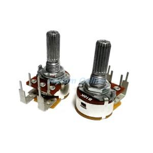 스위치 전위차계 포함 내부 벤딩 풋, WH148 타입 5 핀, 16 탄소 필름, B10k 핸들 길이 20mm 플럼 샤프트, 2