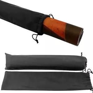 게이밍 TCG 플레이매트 가방 방수 보관 고무 매트 보관함 컴팩트 및 휴대가 간편 블랙