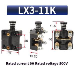 여행 스위치 LX1-01K02 실버 접촉 5006A 밀링 머신 워킹 셀프 리셋 제한 장치 풋 페달 코어 액세서리