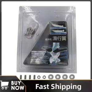 하이드로포일 스태빌라이저 블랙 보트 전동 스태빌라이저볼트 너트 포함 듀얼 핀 아웃보드 ABS 플라스틱 윙