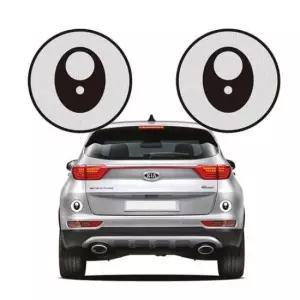 [CAR] 왕눈이 반사 차량용 데코스티커 졸음운전방지 소13cm 2개