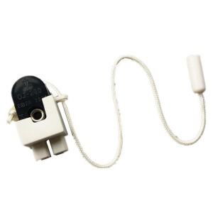 2pcs EU 미니어처 벽 조명 풀 코드 사이드 캐비닛 온라인 로프 스위치 OJ200이있는 소형 교체