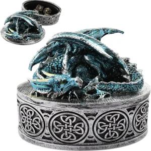 DDFE 독특한 새로운 드래곤 패턴 DND 주사위 선물 보관함 훌륭한 상자 던전 앤 RPG MTG 테이블 게임 DD