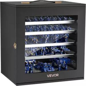 VEVOR 미니어처 보관 케이스 10001500 스케일 모델에 적합한 워해머 휴대용 5개의 트레이와 11개의 슬롯이
