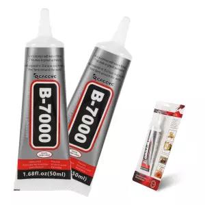 정밀 팁으로 B7000 클리어 라인스톤 공예용 CACCVC 50ML 주얼리 2pcs 168floz 메탈 스톤 패브릭 가죽