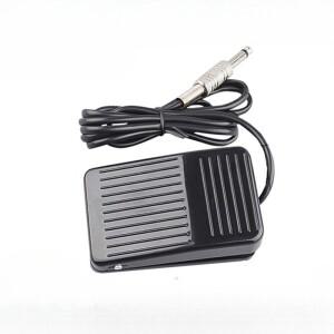 타투 머신 풋 페달 스위치 전자 오르간 서스테인 TFS-1 (DC6.35MM 단일 주파수 오디오 이어폰 플러그 포함)