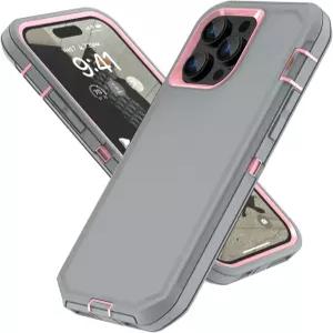 13 프로 맥스 케이스 12 헤비 듀티 충격 방지 3 in 1 실리콘 고무 하드 PC 견고한 내구성 폰 커버 67