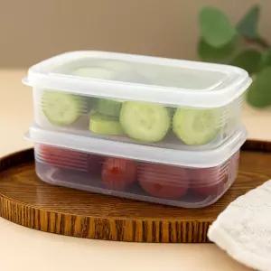 냉장고 정리 사각 밀폐용기V (450ml 2p세트) cUu2+4ben