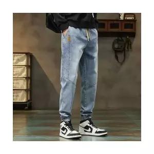 남사친 바지 캐주얼 청바지 배기 조거 기모 추동 봄가을 데님바지 MF3