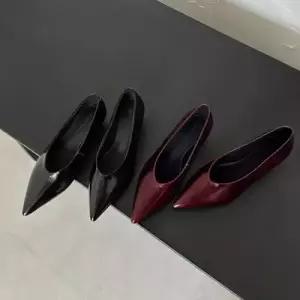 엘럽여친 스트랩힐 오피스룩스틸레토 펌프스 프로슈즈 컴포트화 굽 낮은 메리제인 슈즈 원템5