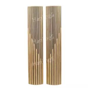 흡음재 플레이트 코너 원형 베이스 우드 차음재 흡음판 트랩 흡수 우드색