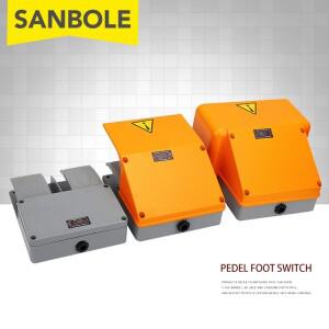 YDT1 시리즈 풋 페달 스위치, 실버 접점, 알루미늄 쉘 제어, 양방향 4 회로, 1NO 1NC, 2NO 2NC