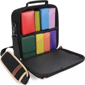 매직 더 개더링 로르카나 등과 호환되는 ENSH 디자이너 에디션 컴팩트 MTG 가방 덱 박스 주사위블랙를 위한