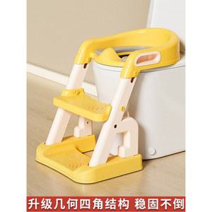 화장실 계단변기 여자 변기시트 전용 다크오렌지색 하드쿠션모델 보조패드