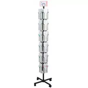 엽서 디스플레이 매장 상품 거치대 진열대 꽂이 A6 매대 회전