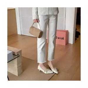 여자 플랫 슈즈 프렌치 스틸레토 펌프스 늦창 메리제인 BE5