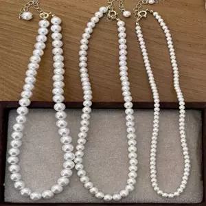 여성 인기 데일리 아크릴 진주 목걸이 신상 패션 초커 zFL1+3VCC