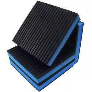 에어컨 세탁기 건조기 러닝머신용 Aoserge 4팩 4인치 78인치 헤비 듀티 고무 방진 패드 및 EVA 솔레이터