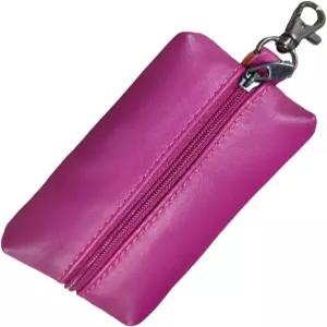 GAOLAOSY 가죽 자동차 키 케이스 홀더 지퍼가 달린 오토 스마트 키포브 프로텍터 파우치 유니버설 유니