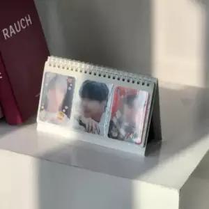 [문구/오피스] 포토 카드 링스탠드 3칸 사진첩 포토앨범 탁상용사진